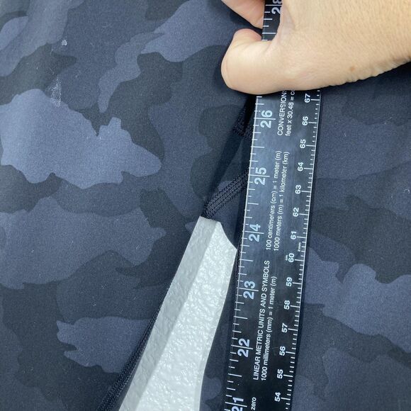 Lululemon Pants Womens 6 Black Camo Align High Rise Leggings Yoga Athletic Gym - Picture 5 of 14